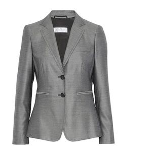 MaxMara 100% Wool — Grey Blazer or Jacket Size 6